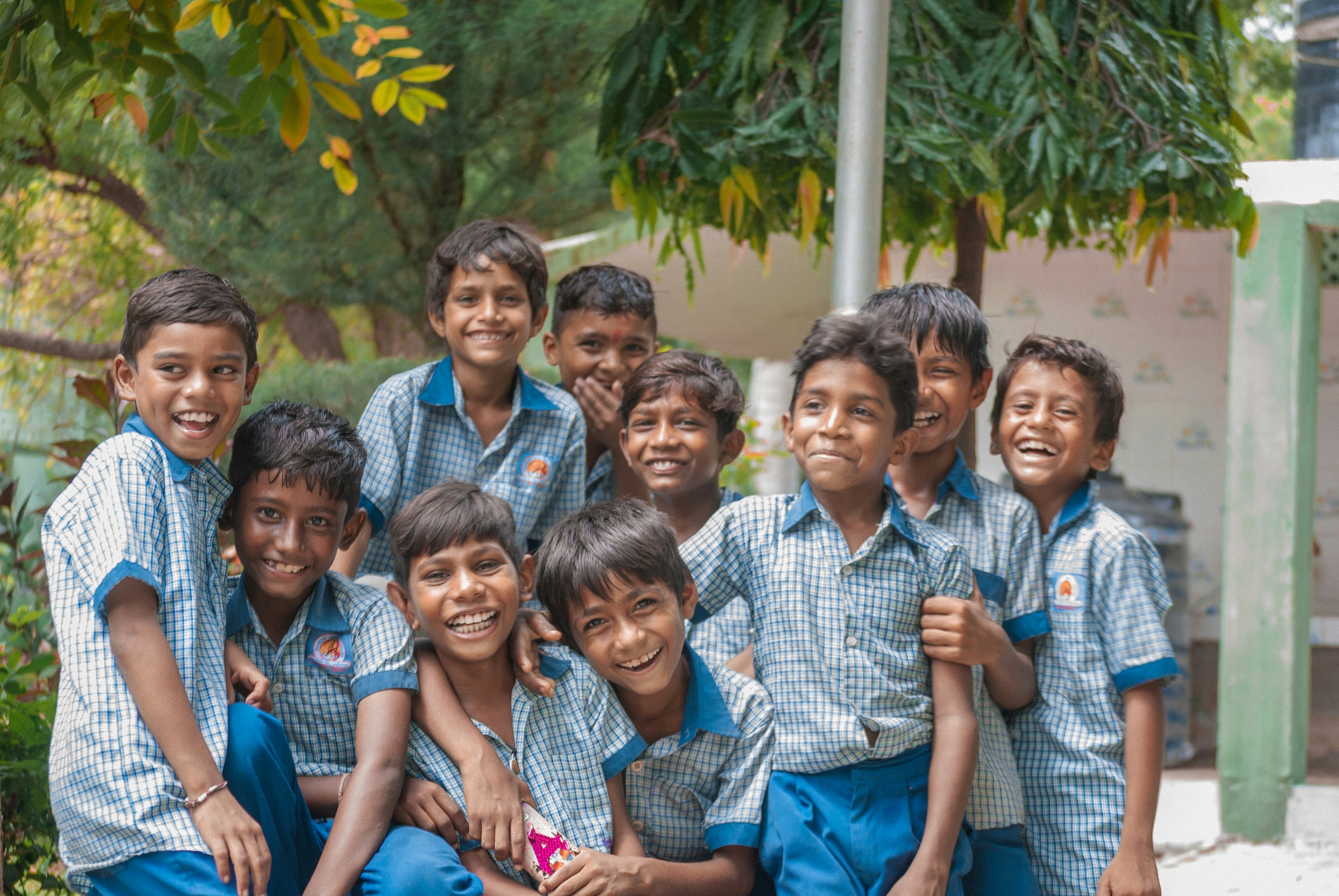 Students in classroom supported by scholarship program