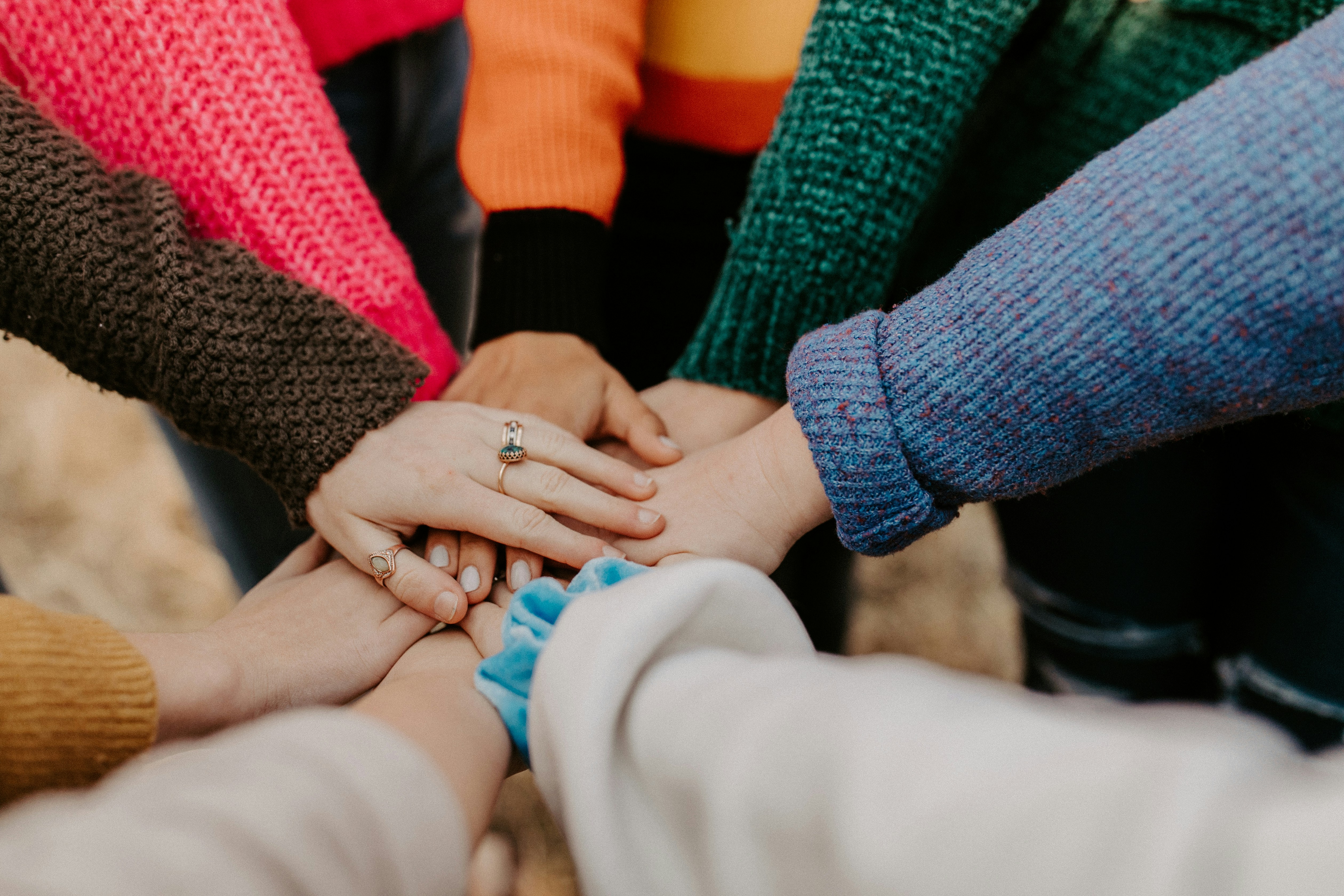 Volunteers supporting families in need